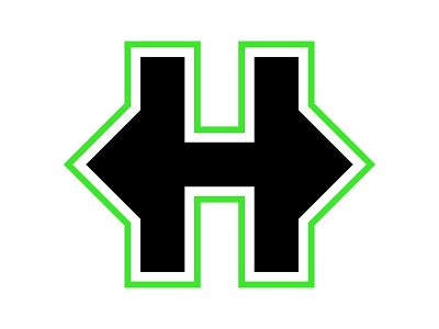 H branding design h arrow h logo h mark identity logo mark monogram move forward movement xler8brain