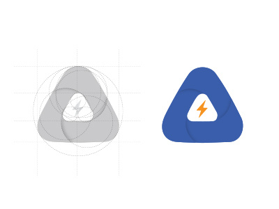 A - Monogram Logo a a letter electricity corporation electricity logo monogram logos
