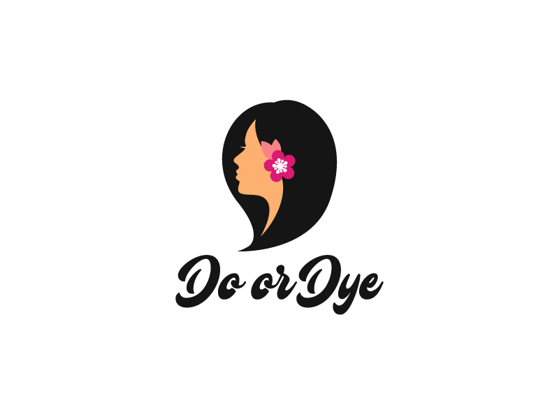 Do or Dye Salon Logo by Vaibhav Jadhav on Dribbble