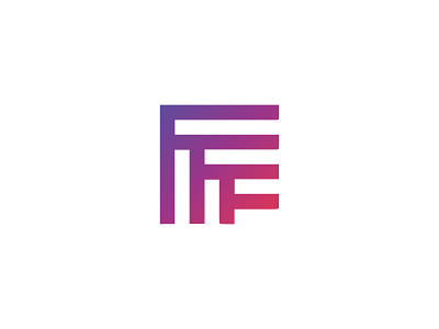 FFF fff letter monogram