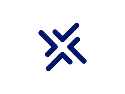 X Logo Mark letter monogram x