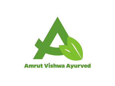 Amrut Vishwa Ayurved logo by Xler8brain on Dribbble