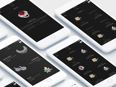 Jewellery Mobile App app jewellery mobile ui ux