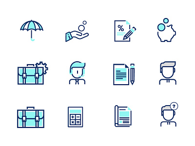 Investment Icons app icons investment ui ux web