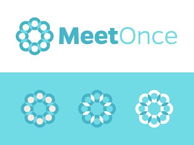 Meetonce Logo variation meeting app logo meetonce logo
