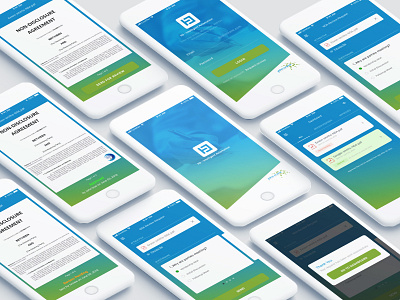 H3 Mobile App app design legal portal mobile app logo ui ux