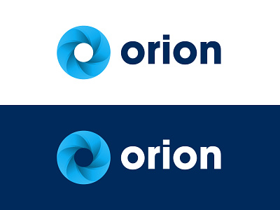 Orion alphabet concept letter logo mobile monogram o logo ui ux