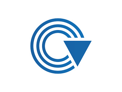 Cryptic Vector Logo alphabet cv logo design letter logo mark monogram ui ux