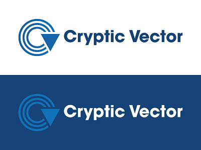 Cryptic Vector app crypt crypto cv logo logo monogram ui ux website