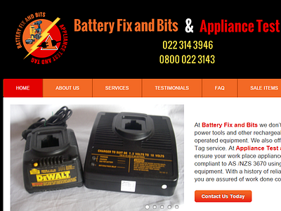 Battery Fix And Bits Blenheim web design web development