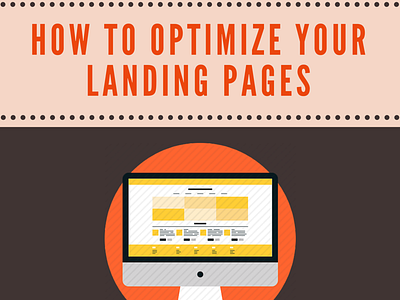 How To Optimize Your Landing Pages auckland graphic design infographic landing pages new zealand small business web design website website design