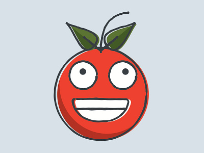 Cherry Tomato cherry illustration ink line tomato