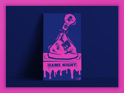 Game Night 52f film game illustration illustrator movie portrait poster vector