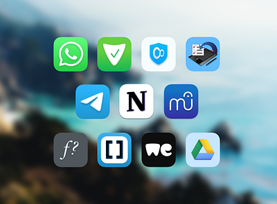 Big Sur icons app big sur big sur icon icon icon set icons mac macos ui