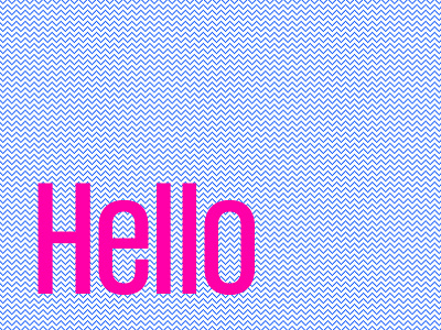 Dribble Hello tipography