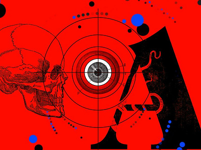 Untitled poster composition design graphic poster skull trip