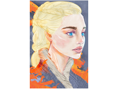 Mother of Dragons Character Poster