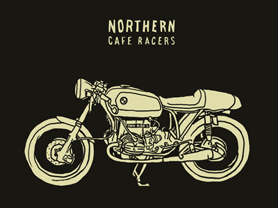 Designed by rezaernanda cafe motorbike motorcycle racer vintage