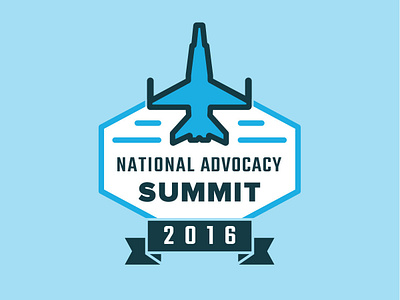 National Advocacy Summit 2016 advocacy airplane blue corporate education event event logo logo summit