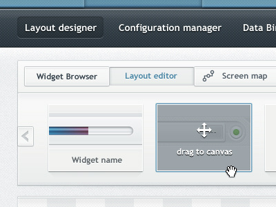 Uibuilder admin panel carousel dashboard navigation tabs ui