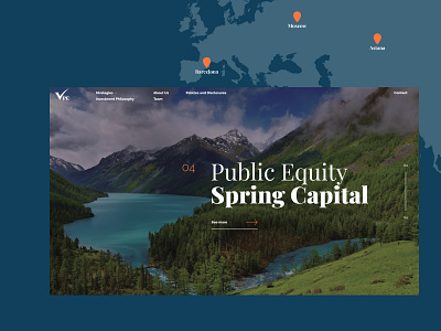 VPE Capital company design promo site typography ui ux web
