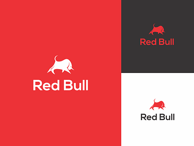 Red Bull animal bull domination evil logo mad malignant persistence strong vector