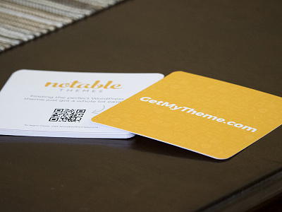 Notable Cards brand identity business cards print