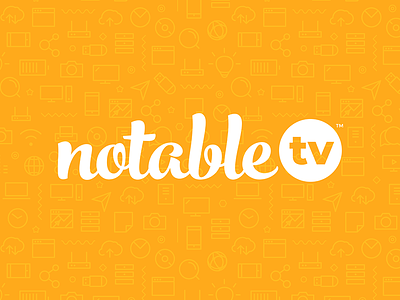 NotableTV brand identity logo