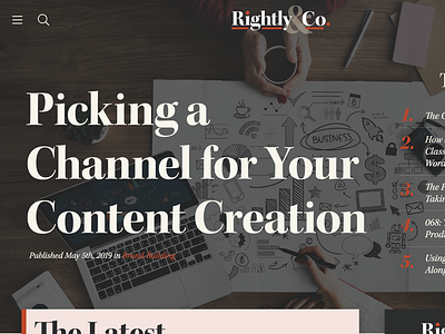 Rightly & Co. WordPress Theme Redesign