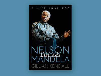 Nelson Mandela Book Jacket Design book cover book cover design brand identity design typography