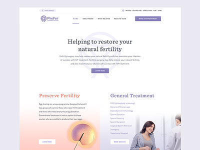 Gynaecology Website Homepage