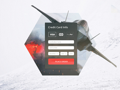 002 Daily UI Credit Card 002 checkout credit card daily 100 challenge dailyui exploration f35 fighter jet ui web design