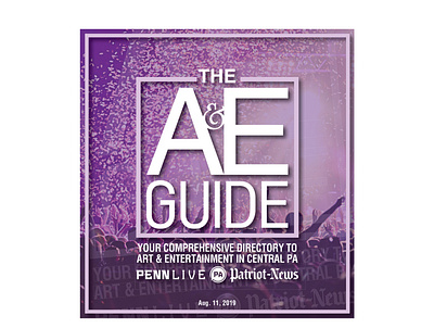 Arts & Entertainment Guide Branding & Cover adobeillustator brand design cover art print design