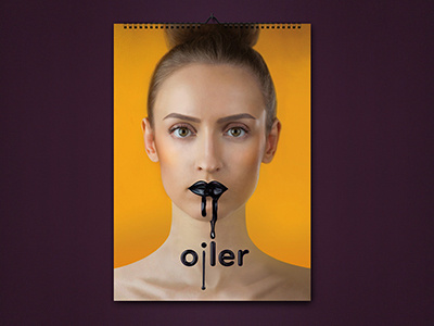 Oiler calendar 2014 anikeeva branding calendar corporate identity liquid logo oil oiler petrol petroleum