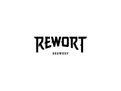 Rewort beer branding graphic design logo. identity