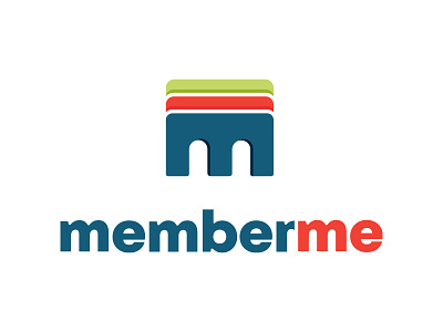 Member Me Logo Concept brand branding icon logo mark type vector