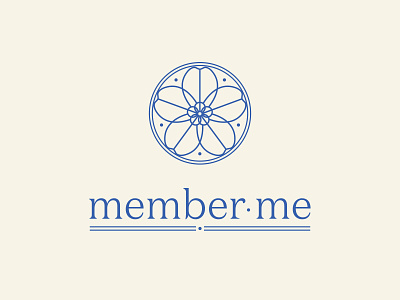 Member Me Logo Concept brand branding logo type typography vector