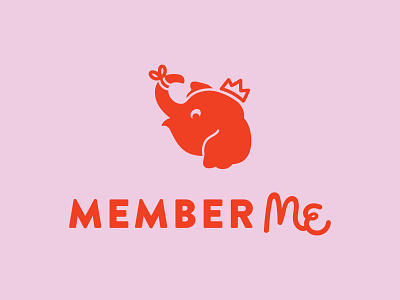 Member Me Logo Concept brand branding logo type typography vector
