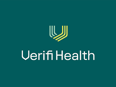 Verifi Health Logo Concept branding health logo