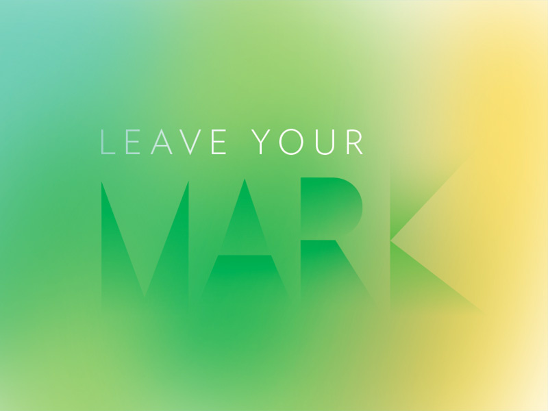 Leave Your Mark by Megan Sundquist on Dribbble