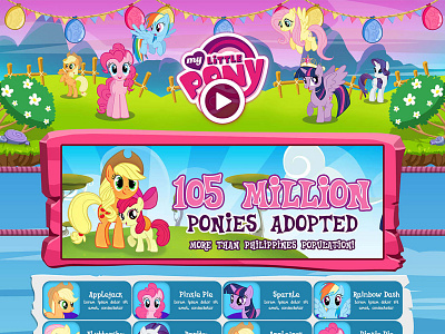 Mini Pony Game Website