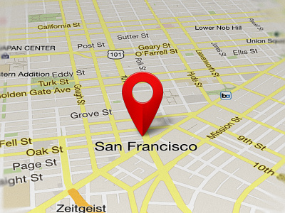 Map Pin icon ios map mobile pin san francisco ui ux