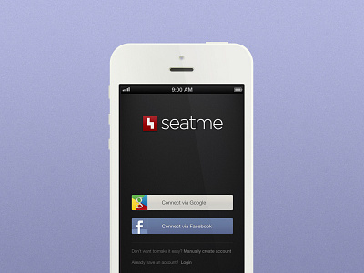 Seatme Diner App app diner ios iphone new photoshop reservations silas ui ux