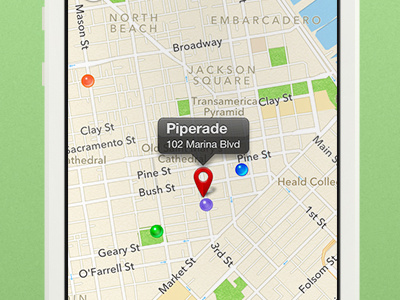 Map View app friends ios iphone map photoshop status tracking ui ux