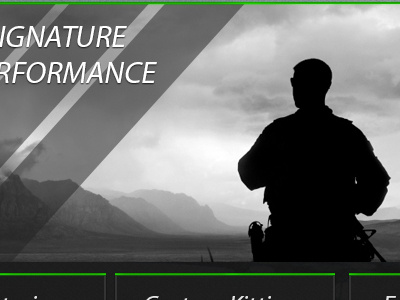 Response Defense dark military photoshop ui ux web design