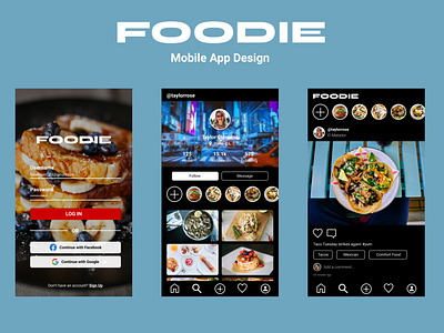 Foodie Mobile App