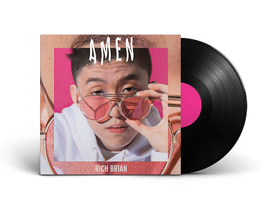 Rich Brian – Amen | Album Artwork album art album cover amen promotional rich brian single artwork vinyl