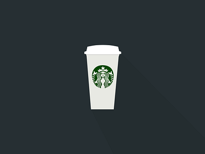 starbucks. coffee flat icon starbucks