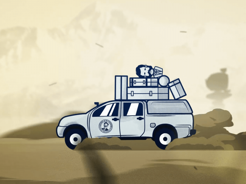 Road 2d after animated animation car driving effects flat gif