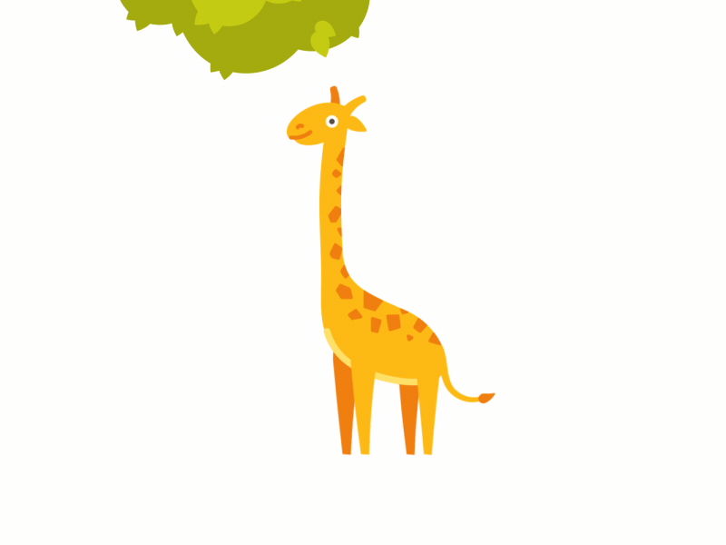 Giraffe animation bounce gif giraffe
